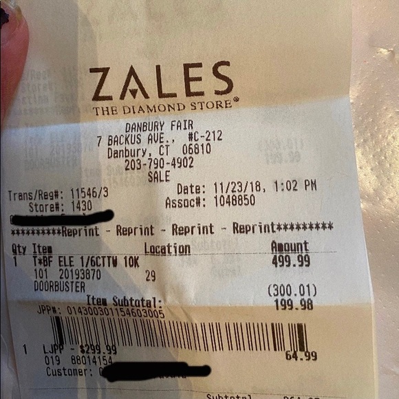 Size 5 promise ring - Picture 2 of 4